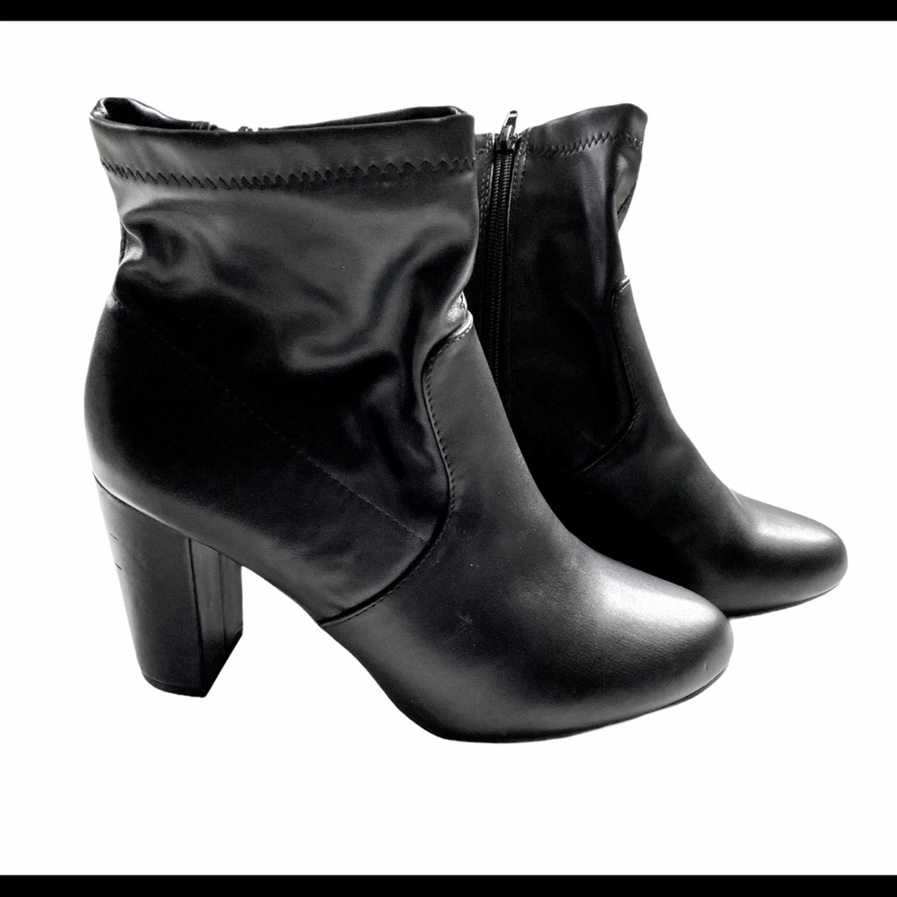 NEW Lane Bryant Black size 10 Block Heel Boots